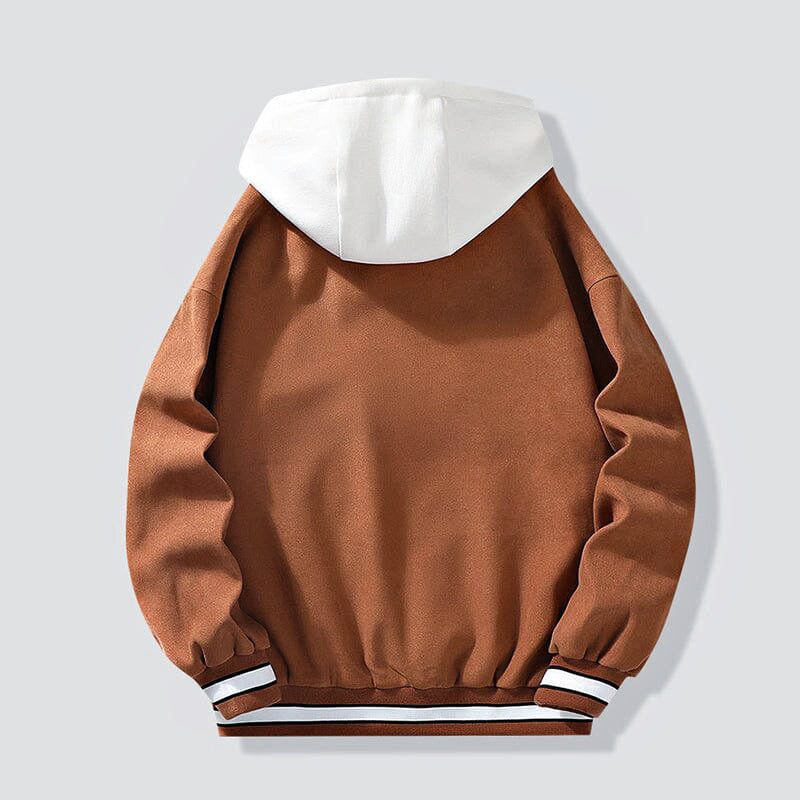 GR | Kapuzenjacke mit Buchstaben-Print
