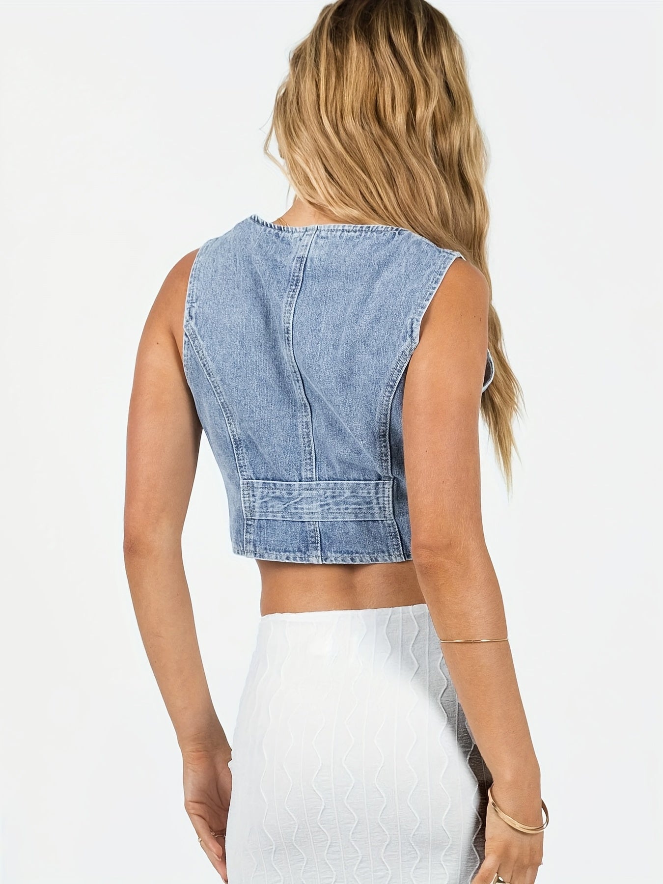 GR | Denim vest for women