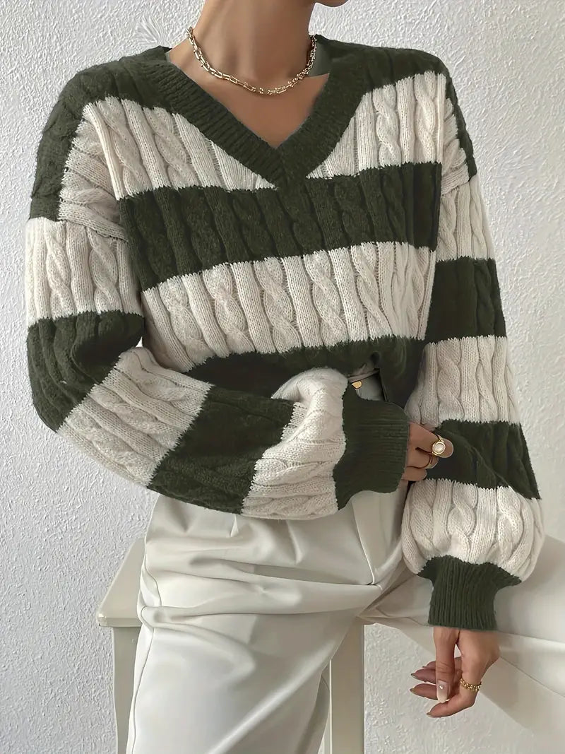 GR | Gestreifter Pullover