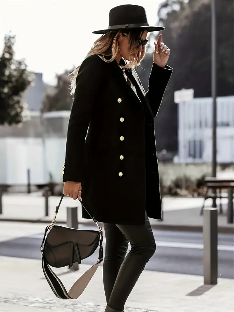 GR | Blazer - elegant women's jacket with double buttons and sophisticated cut