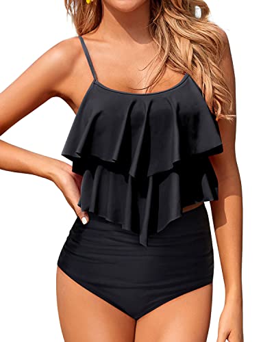 GR | Non-see-through tankini swimsuits for women, bikini sets for teenage girls