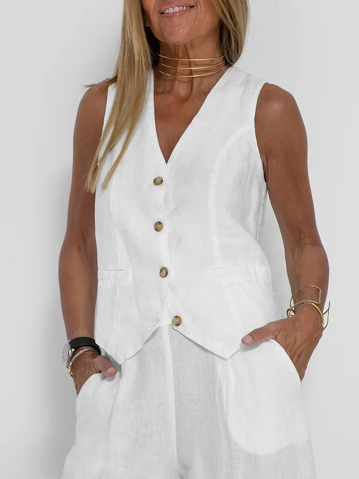 GR | Two-piece vest set for women