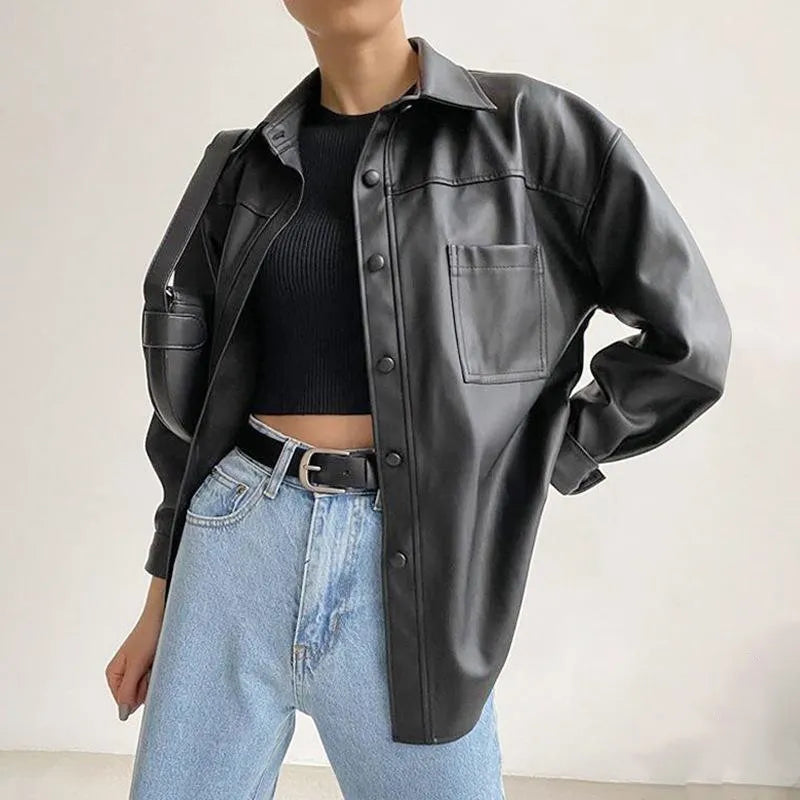 GR | Leather women's jacket