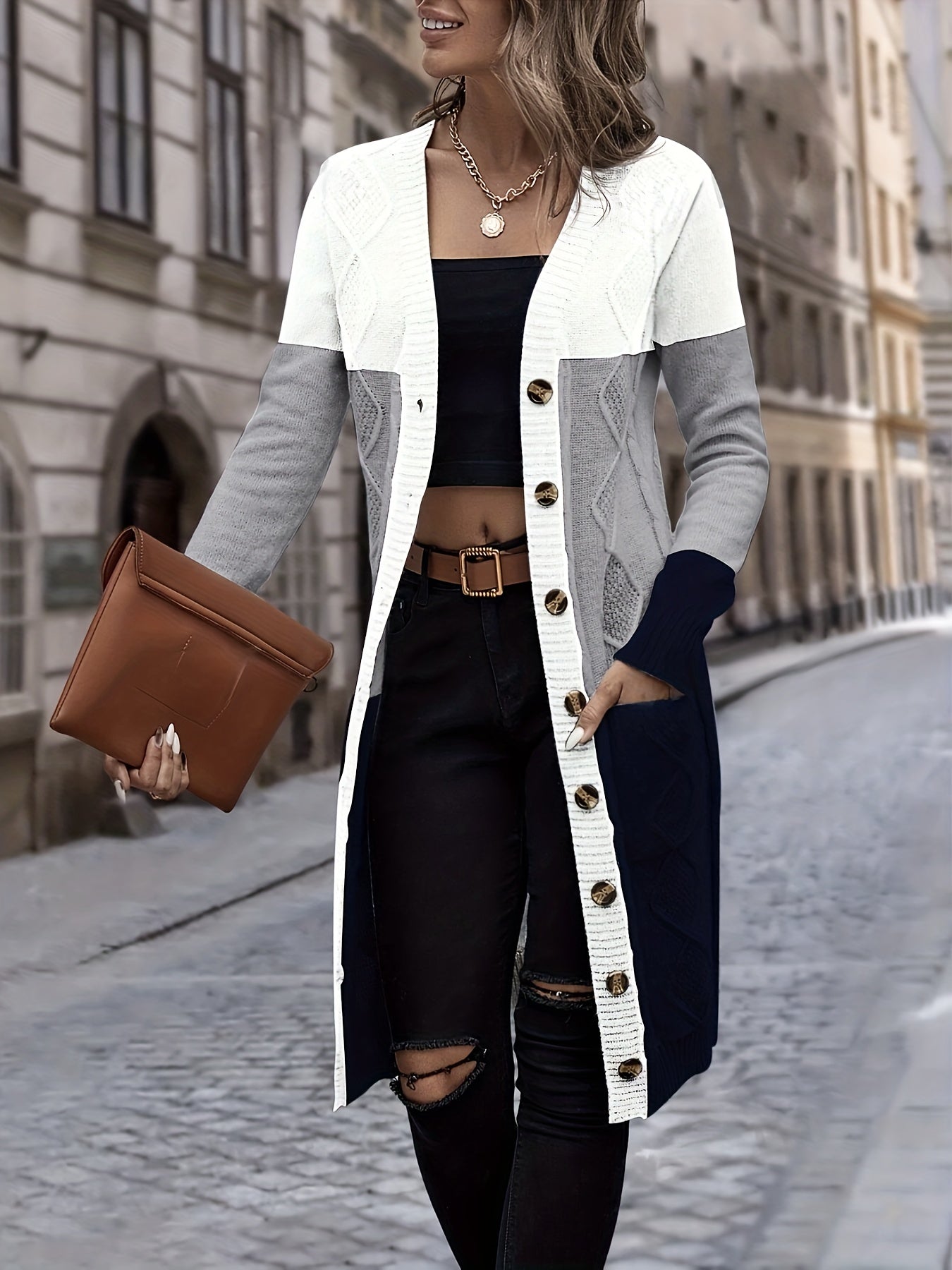 GR | Versatile long-sleeved cardigan