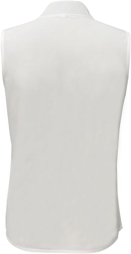 GR Elegant sleeveless solid color top