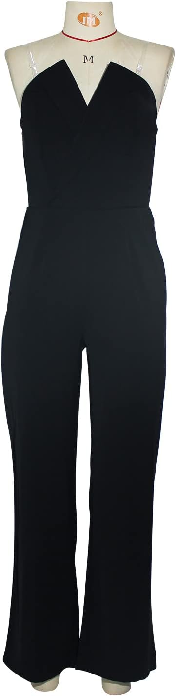 GR | Asymmetrical lapel mid-waist commuter jumpsuit 