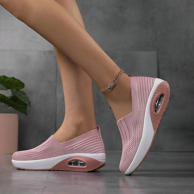 GR | Breathable Slip-on Sneakers with Ergonomic Sole for Women