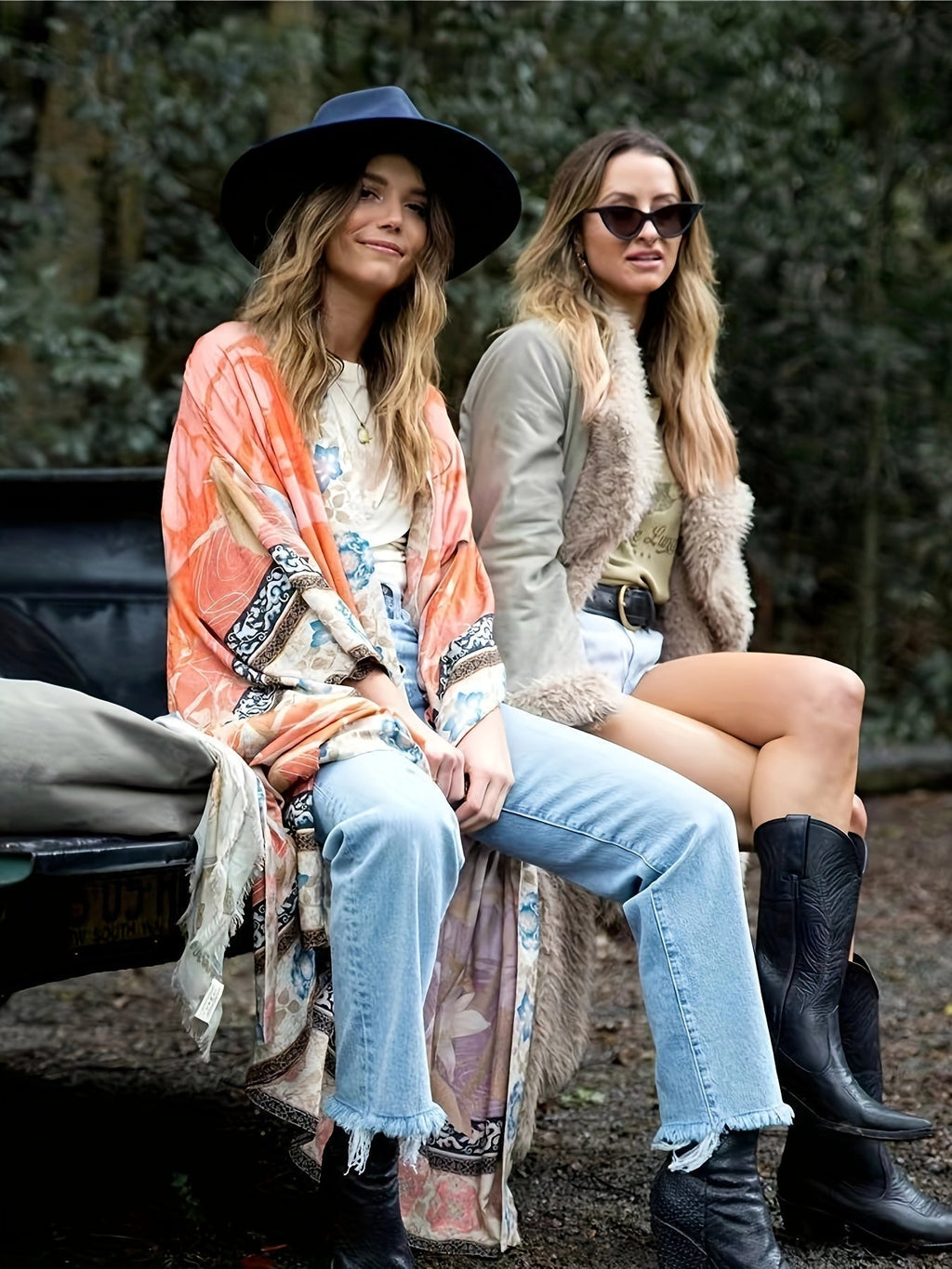 GR | Printed, Kimono-Inspired, Stylish Beach Wrap