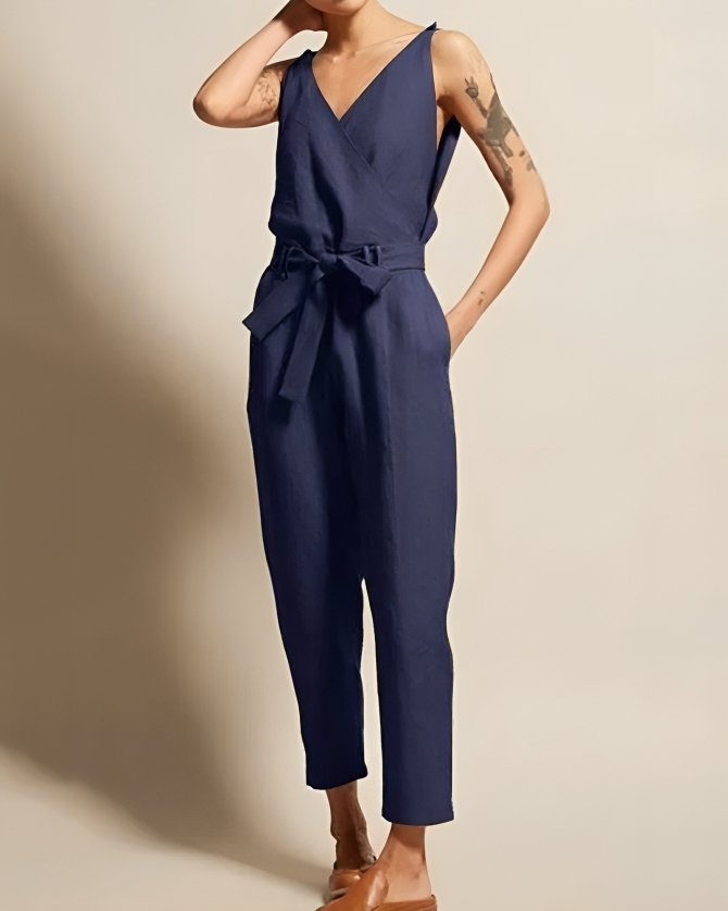 GR | Comfortable linen jumpsuit 
