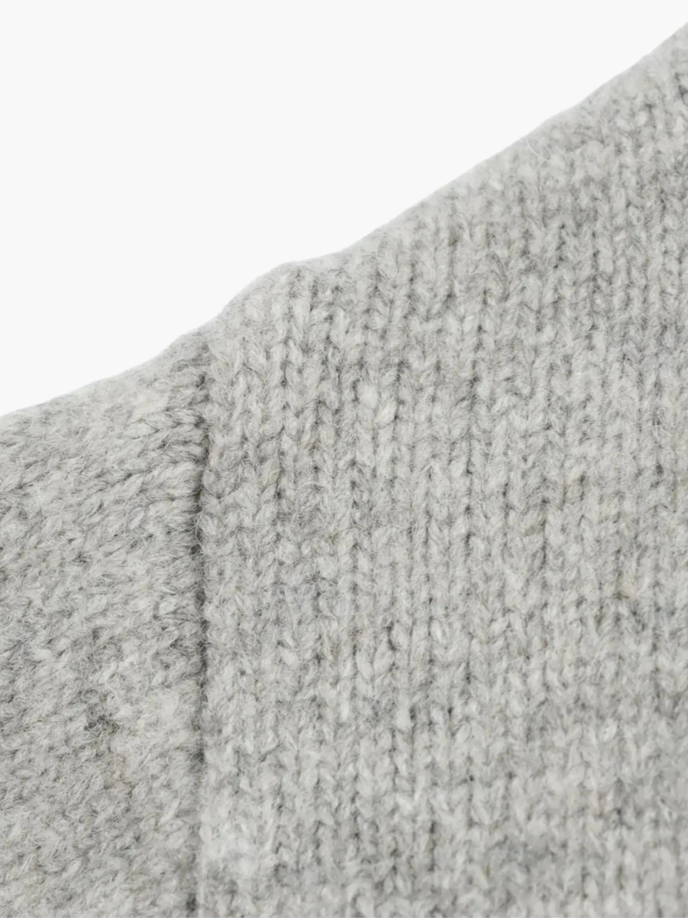 GR | Strickjacke Mit Kapuze Und Reißverschluss