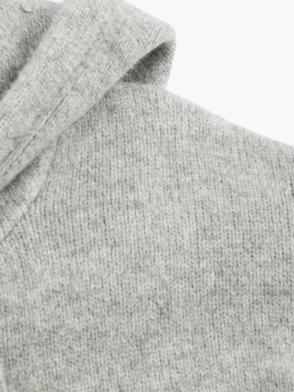 GR | Strickjacke Mit Kapuze Und Reißverschluss