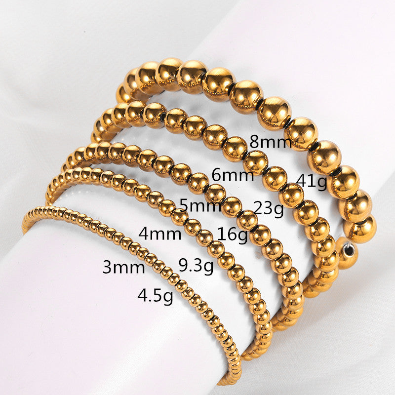 GR | Steel bead bracelet