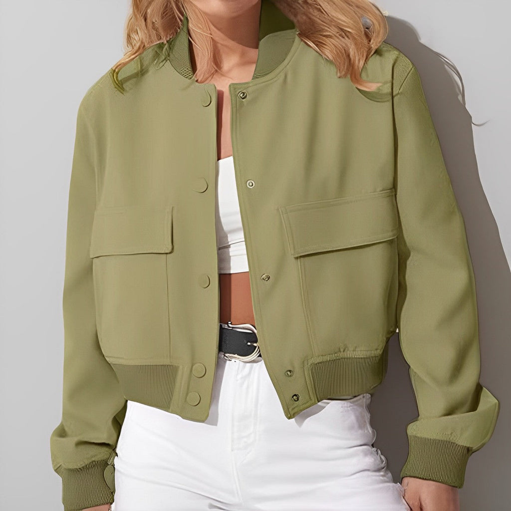 GR | Short leisure jacket with pockets