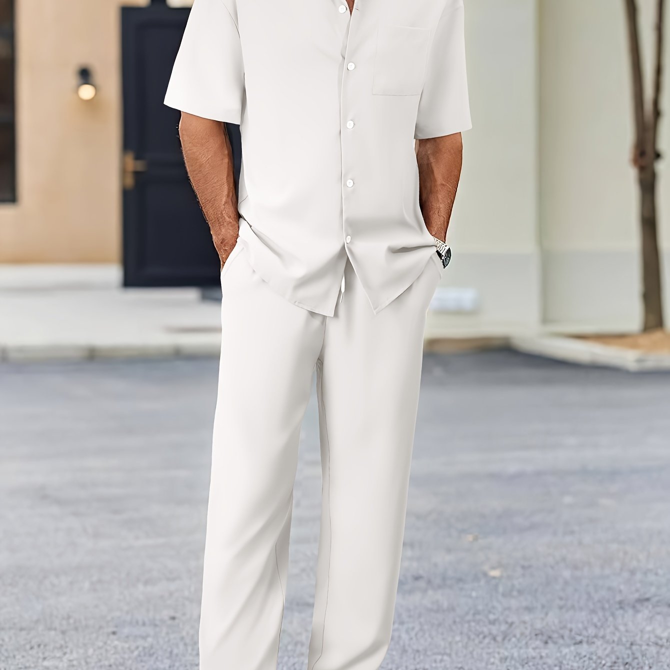 GR | Summer outfit set in a single color