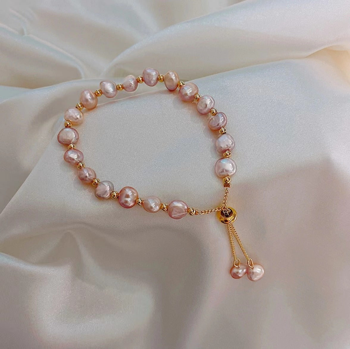 GR | Adjustable beaded bracelet