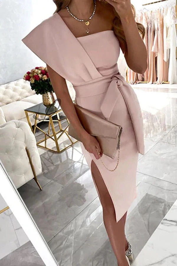 GR | Carrie In Paris Knot Waist Pencil Dress 
