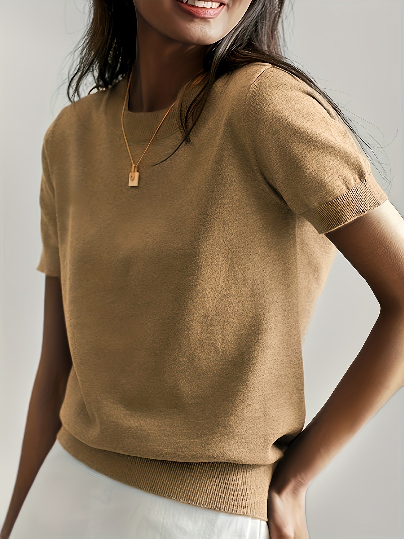 GR | Damen Lässiger Pullover