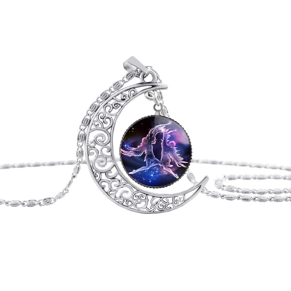 GR | Moon Zodiac Necklace