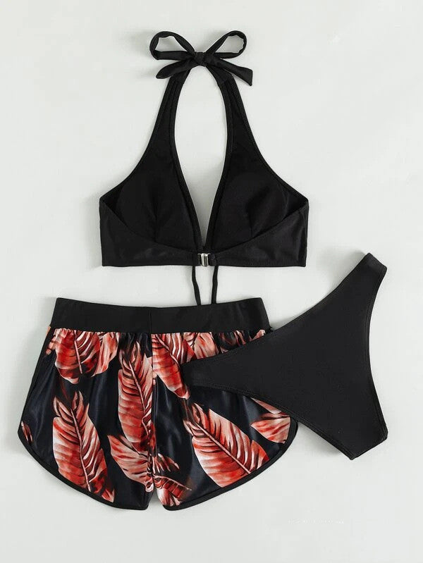 GR | Bikini and Shorts Set for Women
