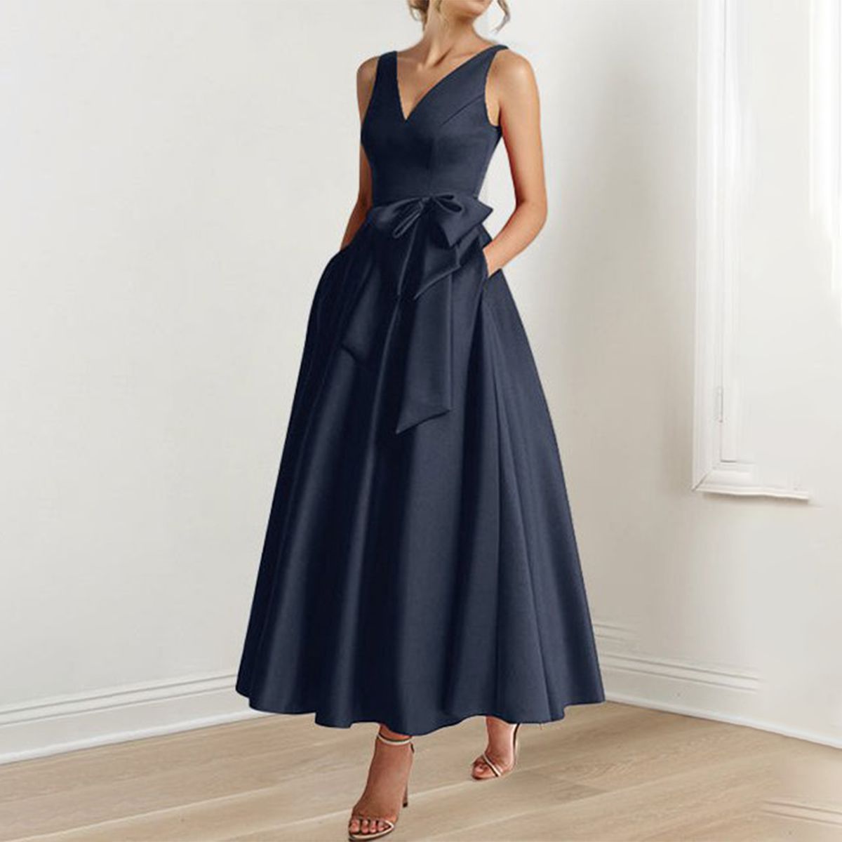 GR | Vintage Smooth Sleeveless Maxi Dress