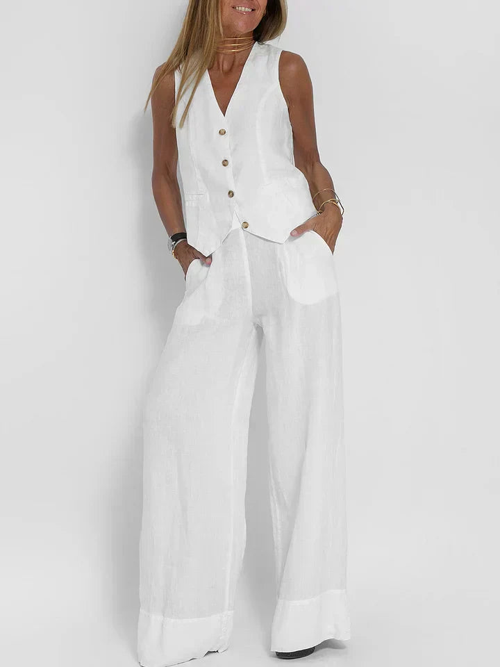 GR | Two-piece vest set for women