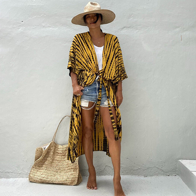 GR | Glamorous Sun Protection Resort Beach Dress Cover Up