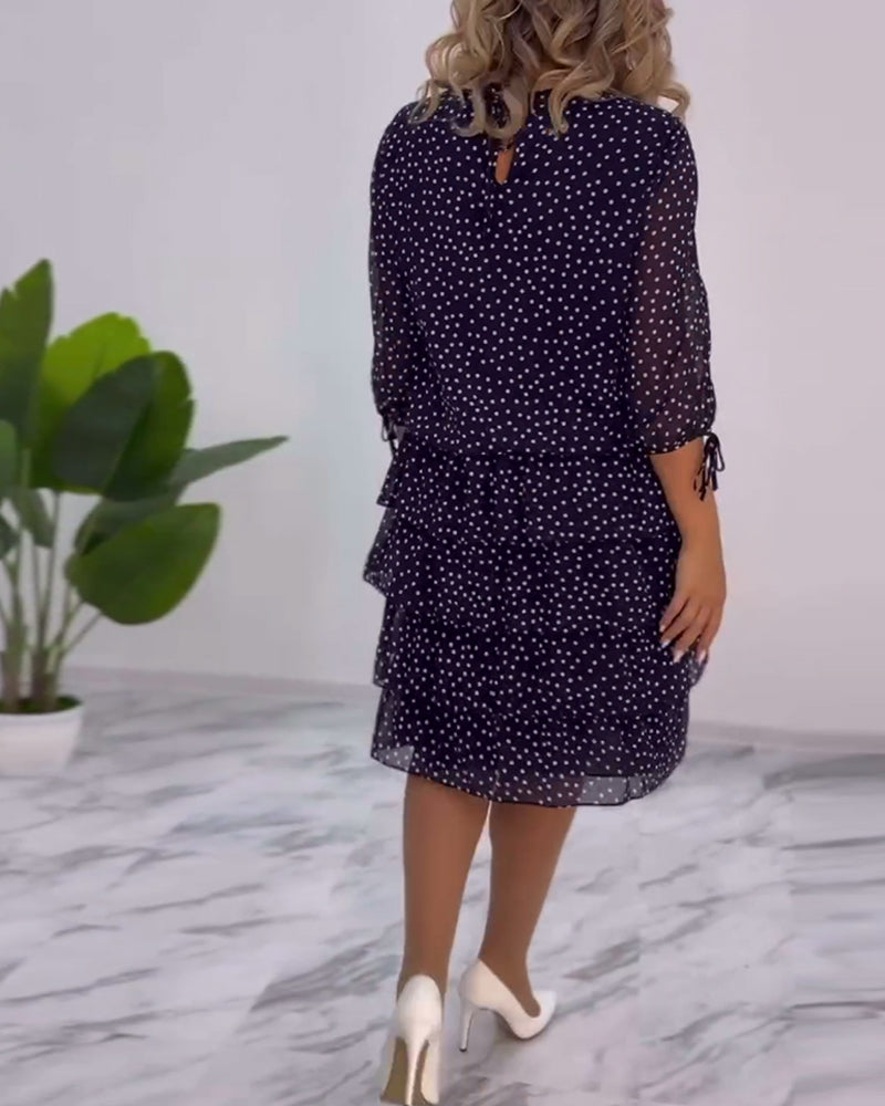GR | Stilvolles Herbstkleid Mit Eleganz