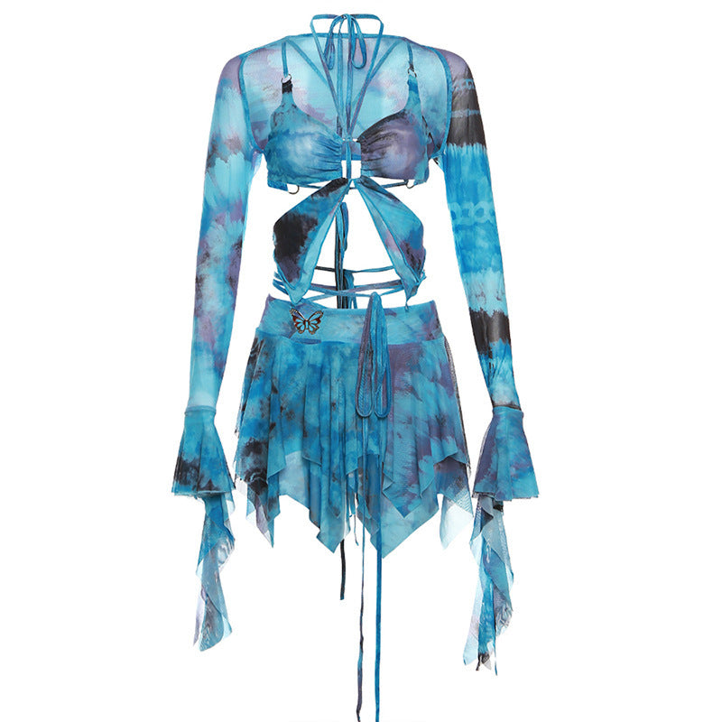 GR | Waist lacing tassel set