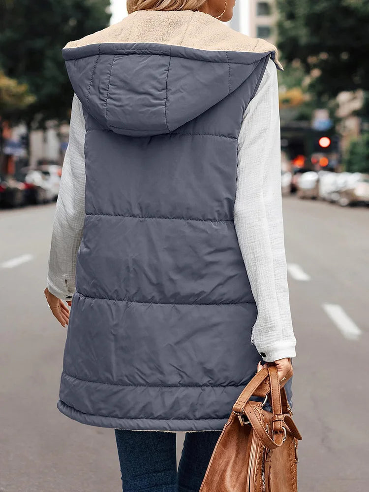 GR | Jamia Reversible Hooded Vest