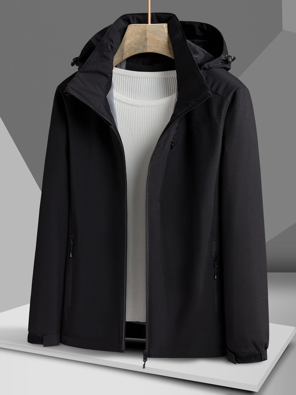 GR Waterproof Fleece Winter Jacket with Hood for Women | Perfect for Outdoor Activities
