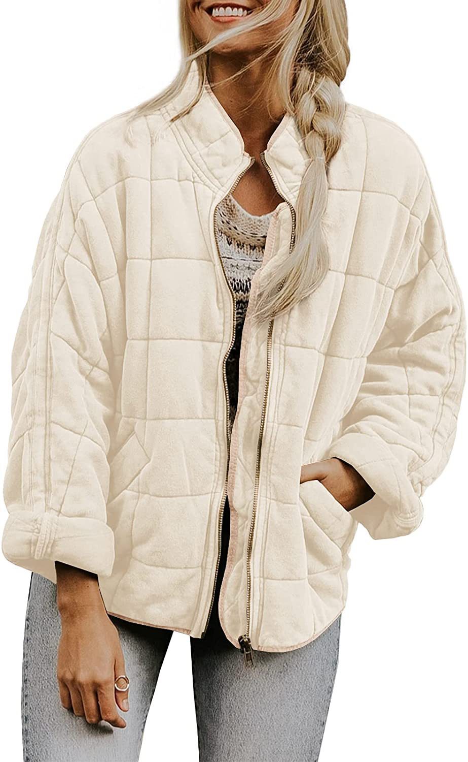 GR | Loose jacket made of thick cotton