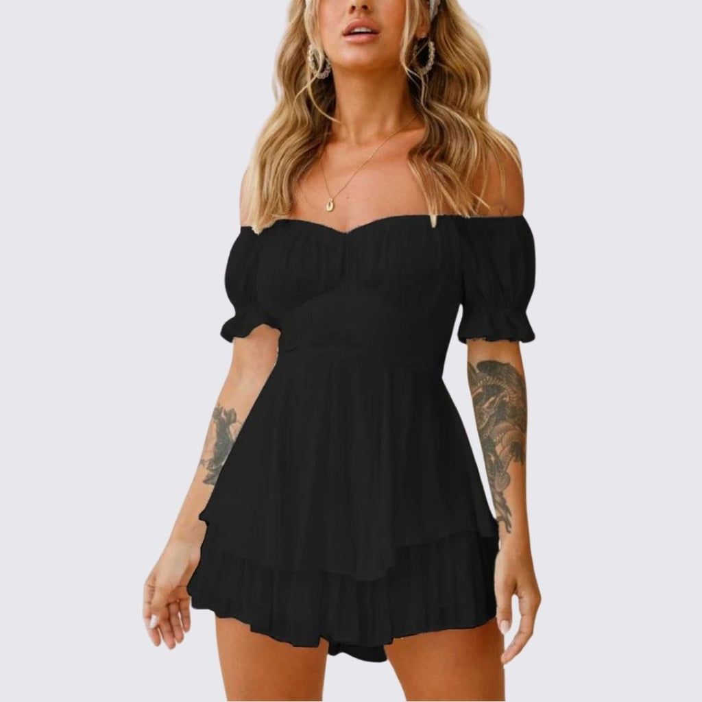 GR | Off-the-shoulder ruffled jumpsuit