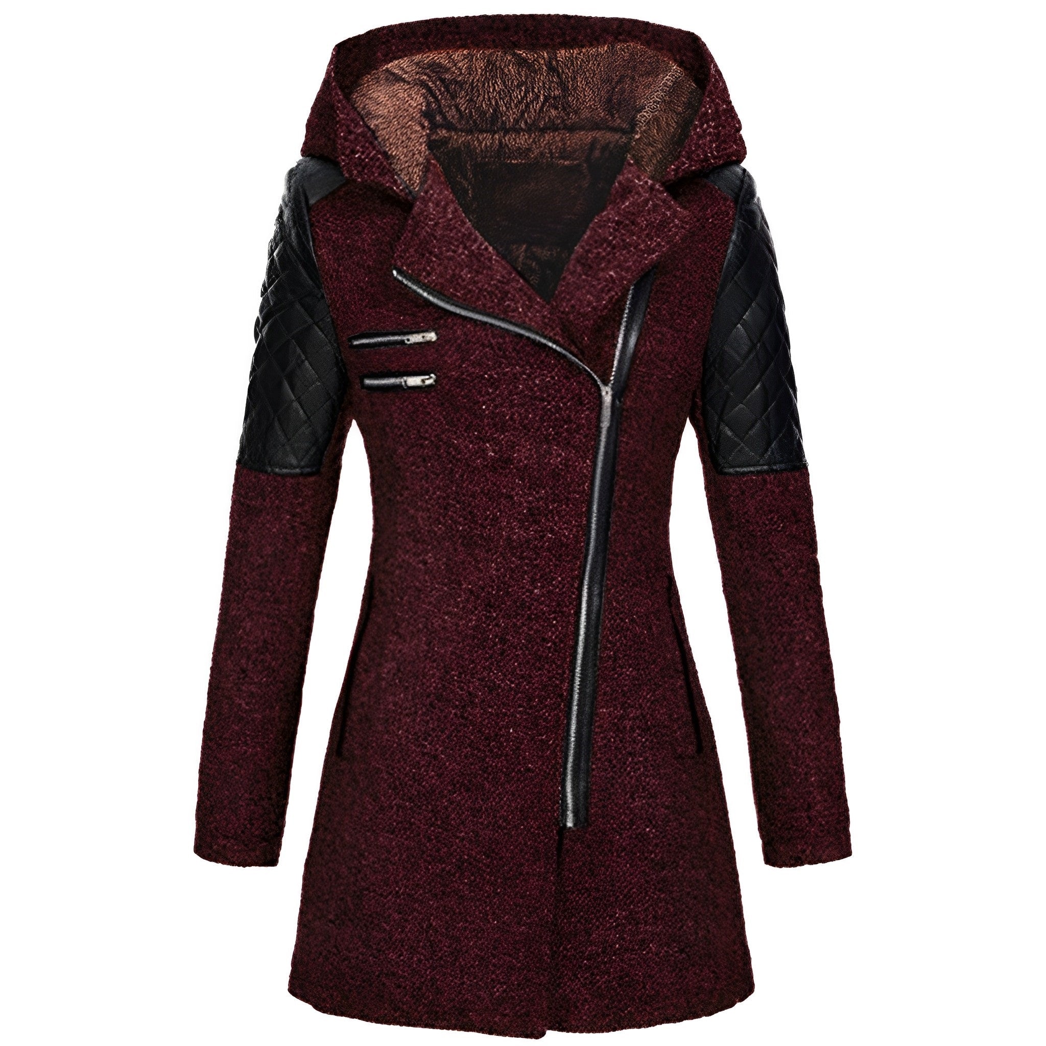 GR | Winter Wool Trench Coat with Hood