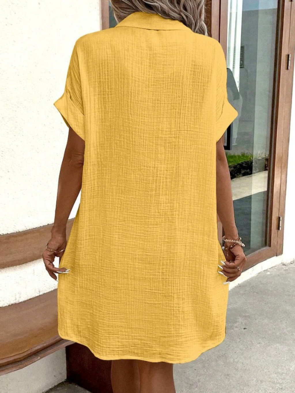 GR | Chic Casual Style Linen Dress