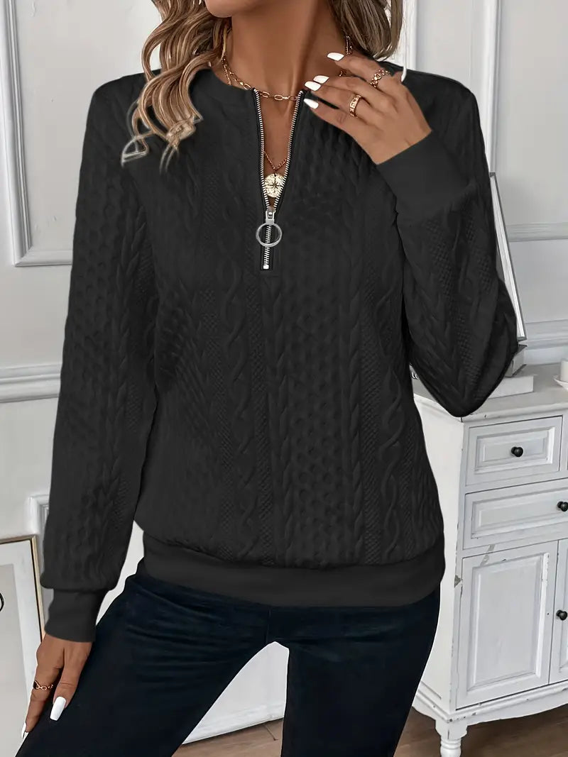 GR | Elegant zip-up sweater