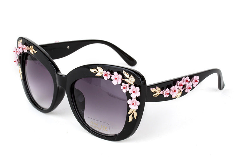GR | Exquisite Women's Sunglasses with Floral Pattern