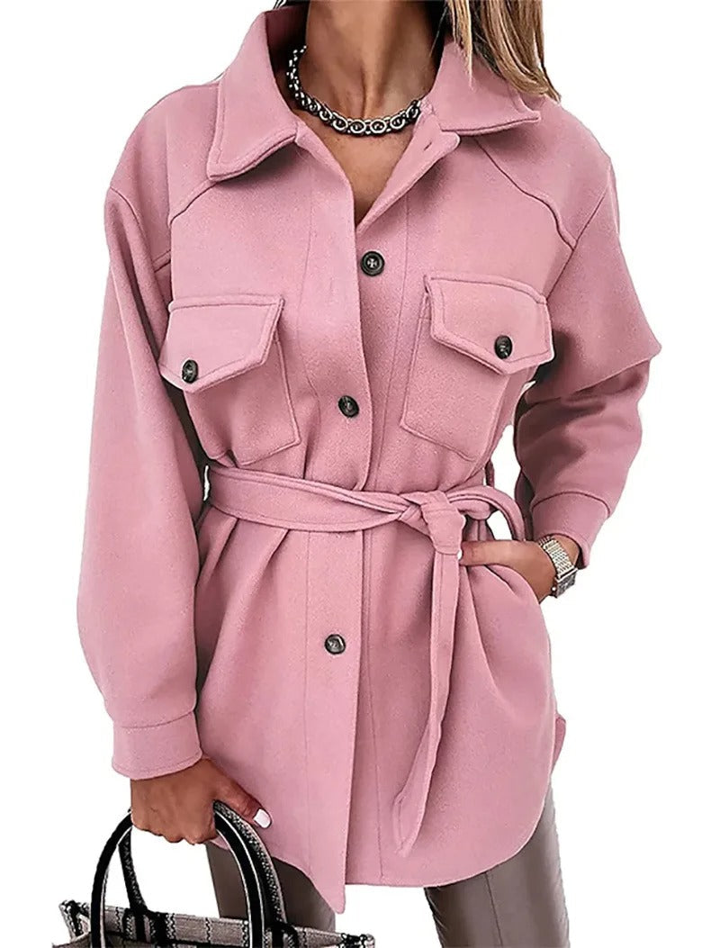 GR | Summer jacket, lightweight wool, long jacket