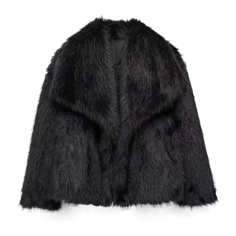 GR | Warme Pelzjacke für Damen im stilvollen Design