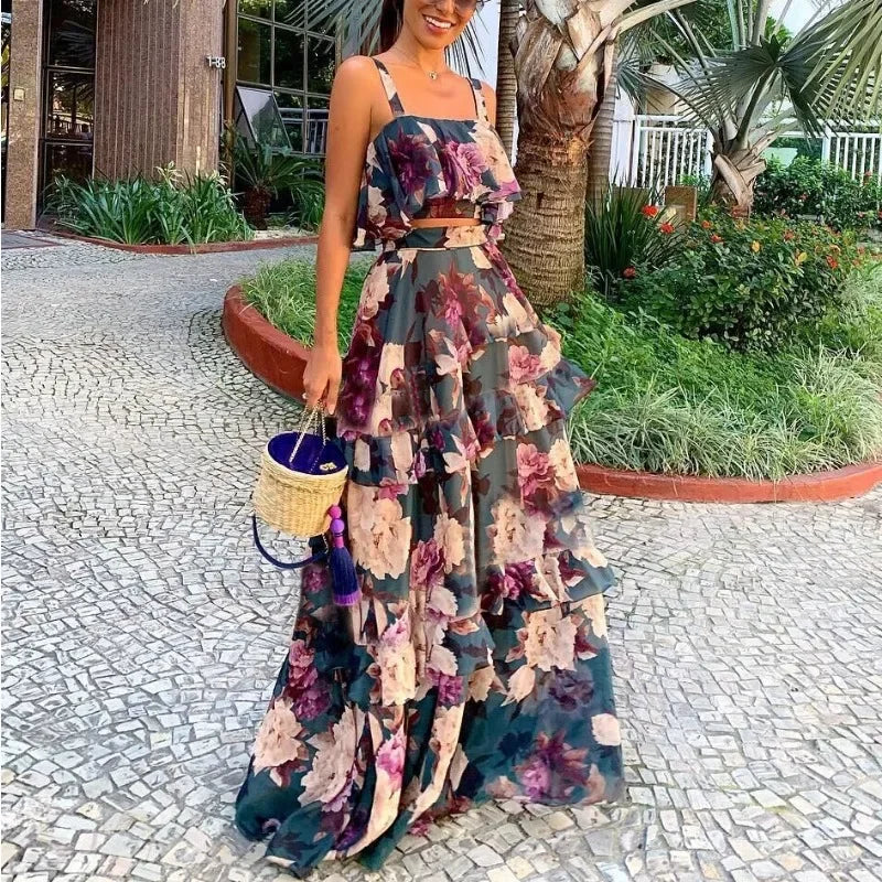 GR | Elegant women's skirt set