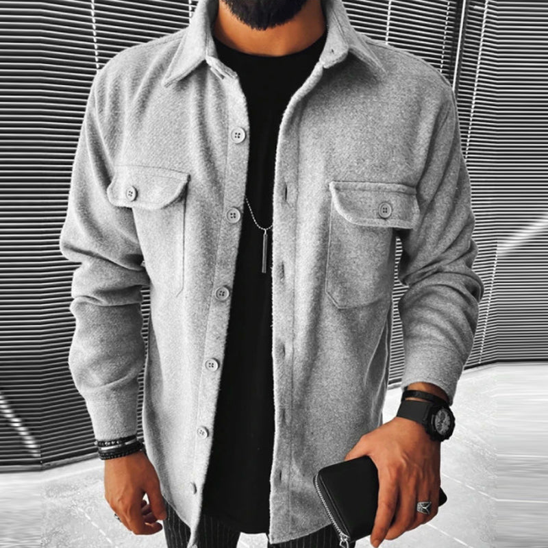 The stylish designer coat