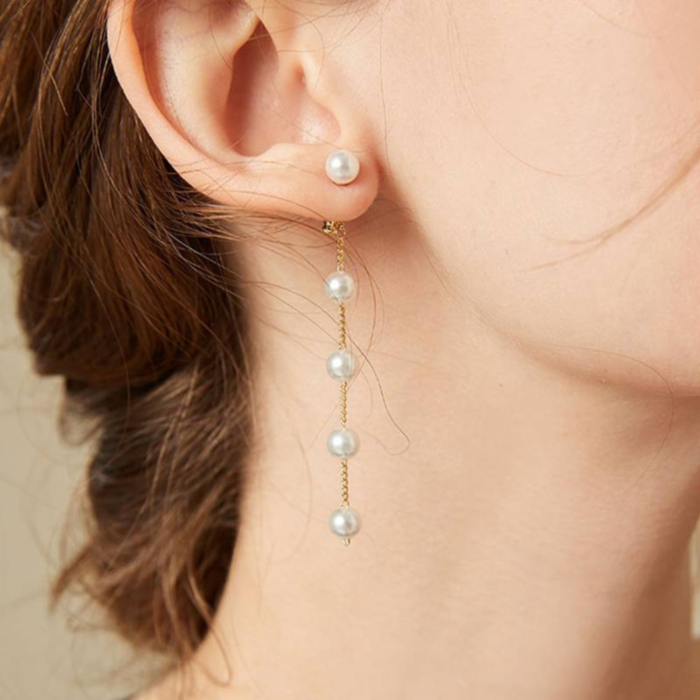 GR | Pearl Drop Earrings for Women