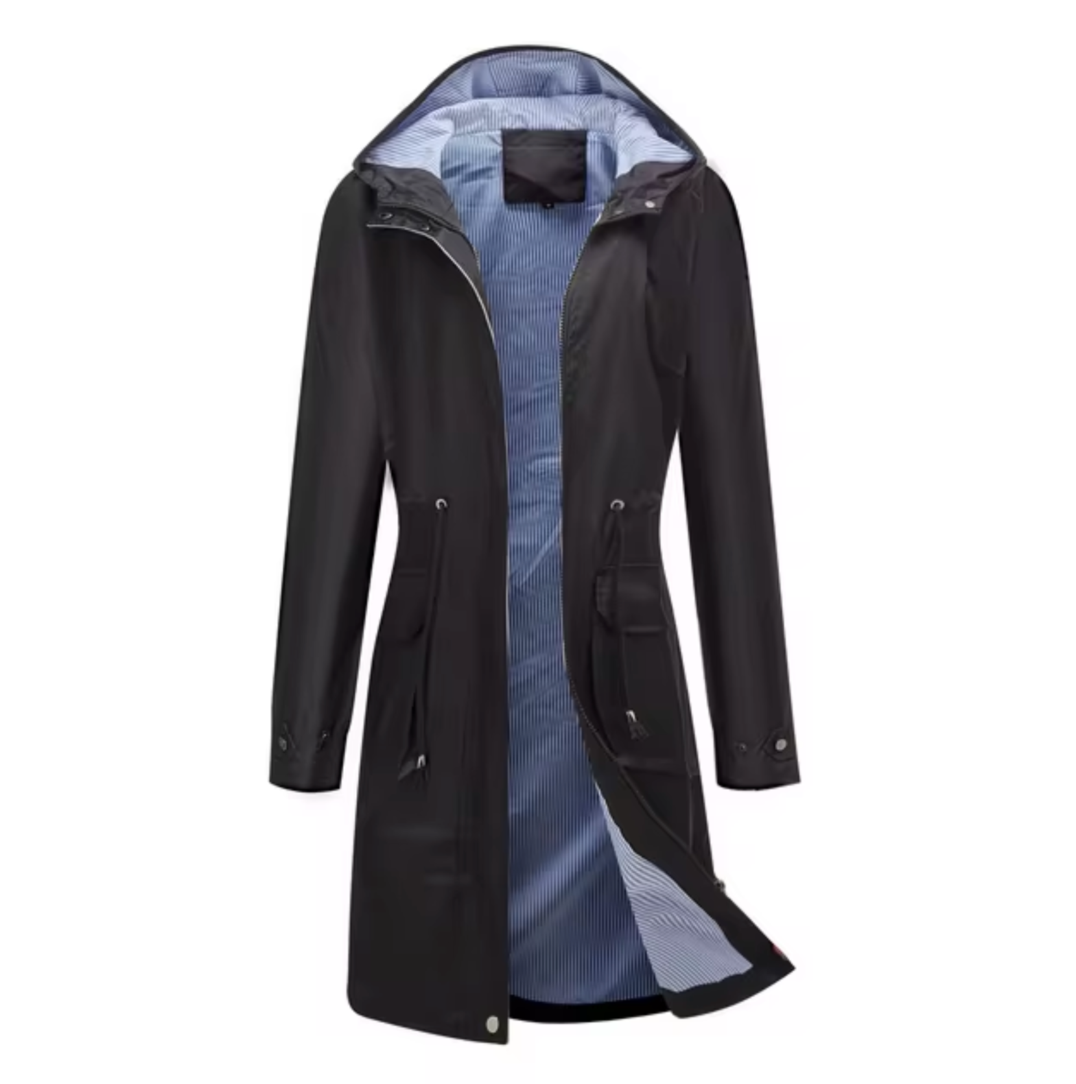 GR | Long waterproof hooded jacket for women