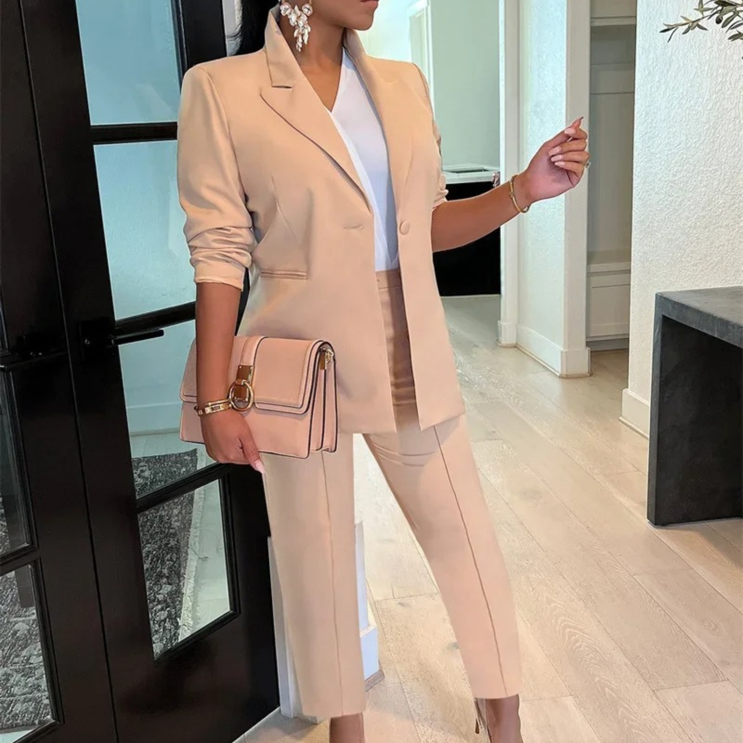 GR | Blazer and trouser set for women