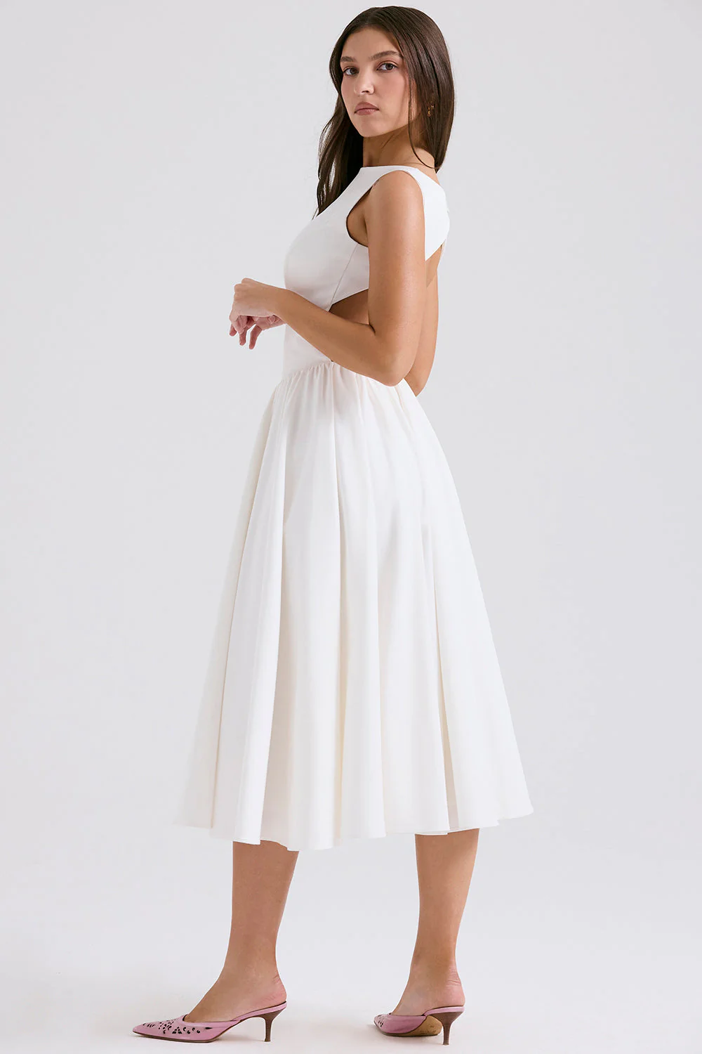 Midikleid | Schickes Cut-Out Design