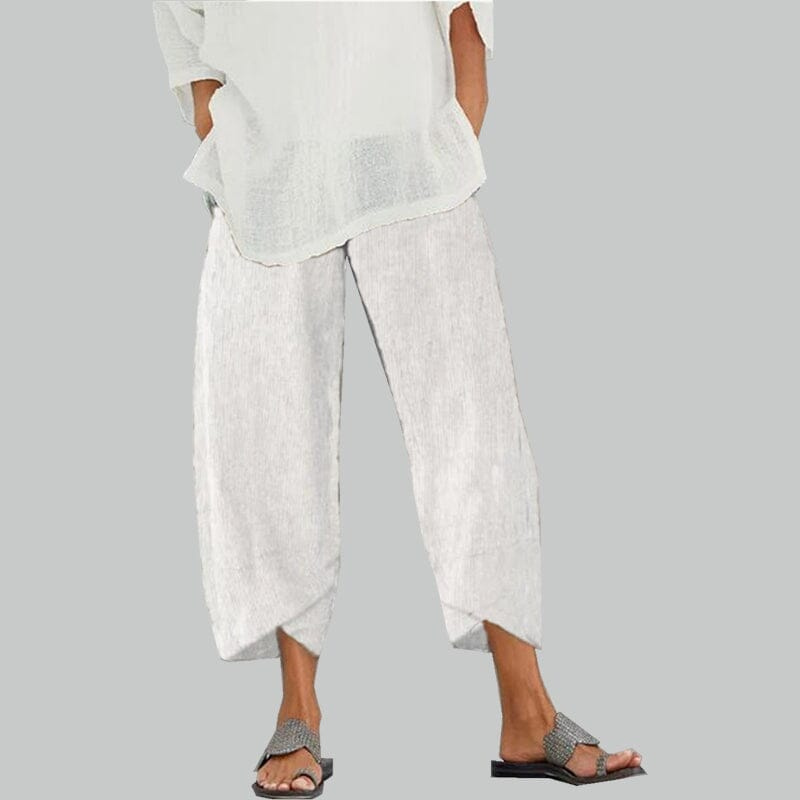 GR | Women's Trousers Lightweight Cotton and Linen Women's Summer Comfort