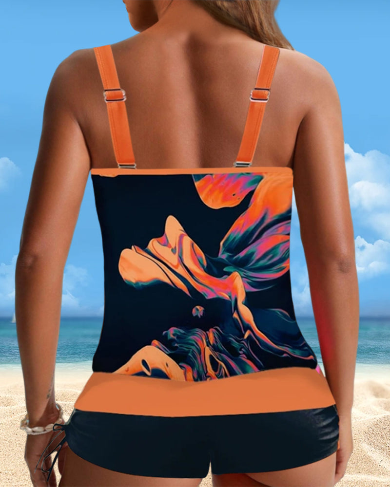 GR | Tankini swimsuit with stylish print