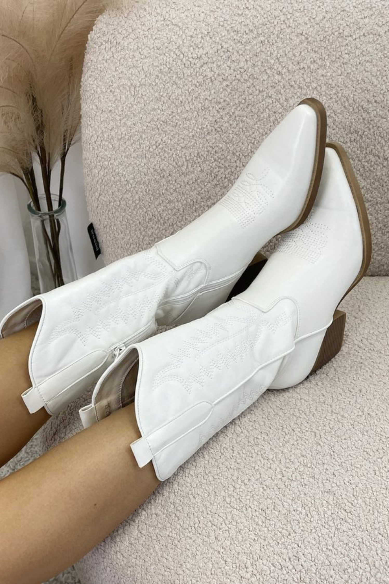 GR | Trendy Western Boots - Stylish High Boots