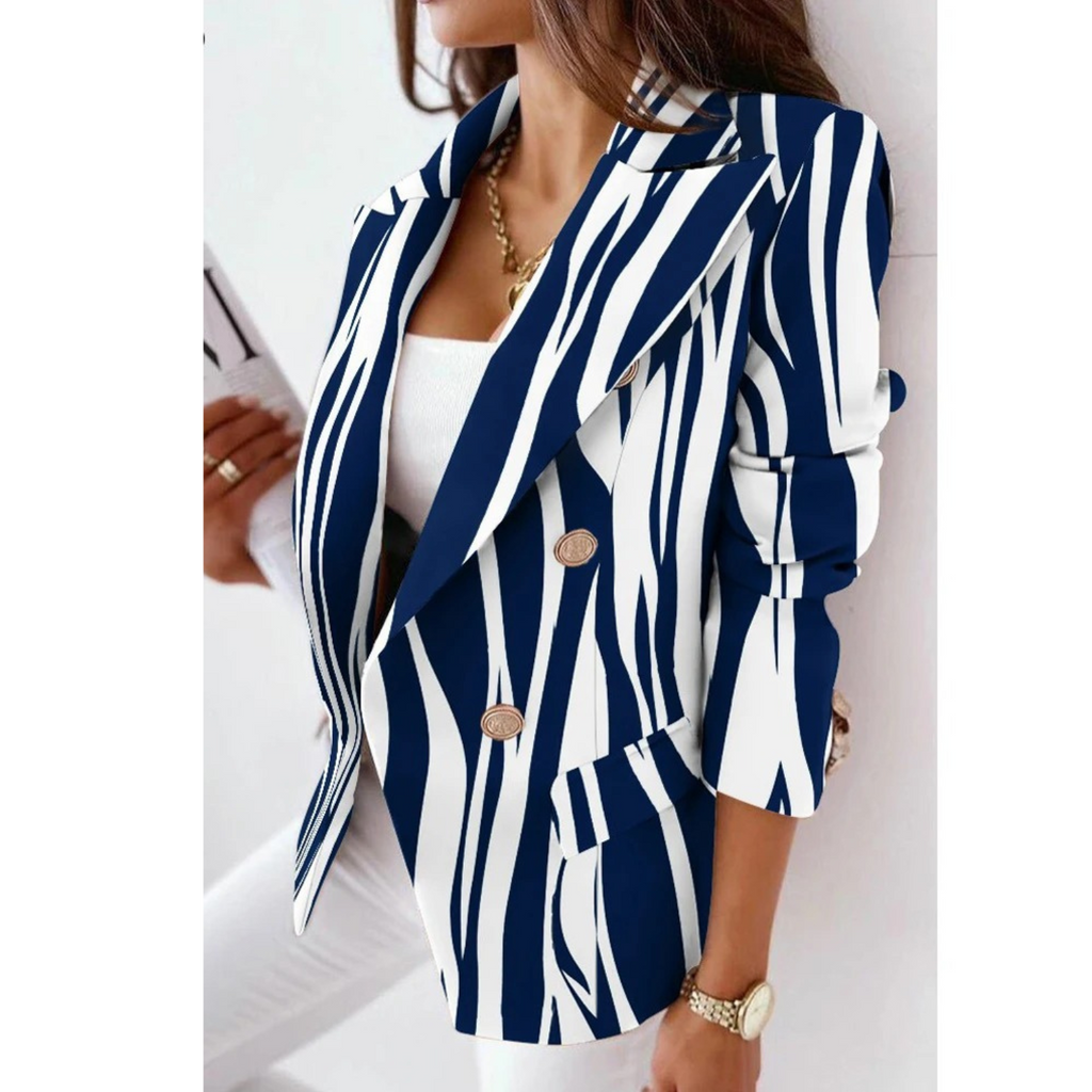 GR – Women's blazer with reversible collar