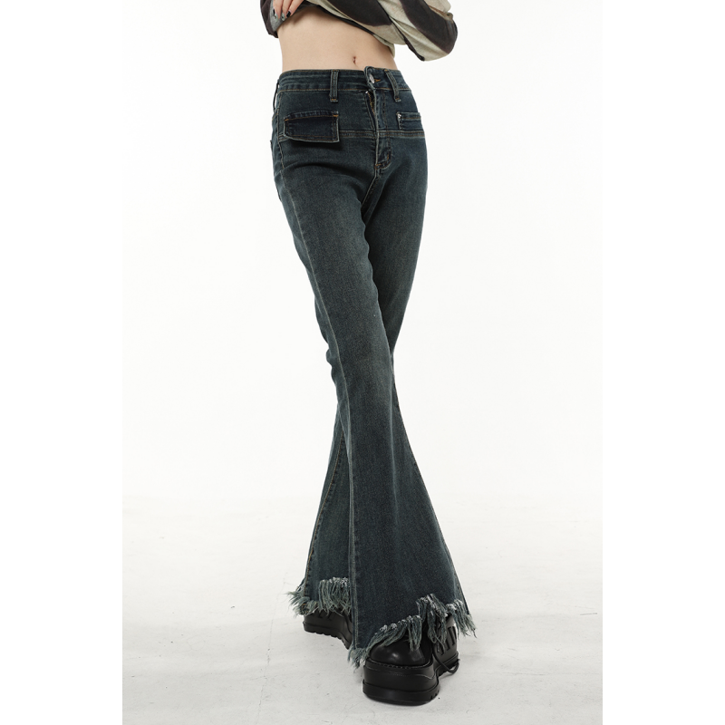 GR | Black vintage jeans for women