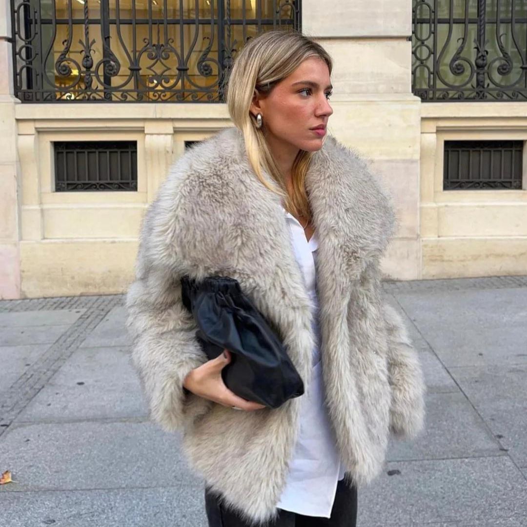 GR - Fur Coat For Women